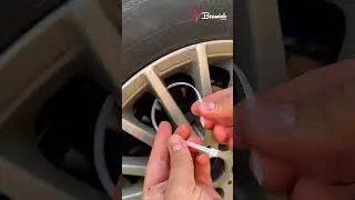 How I thread a zip tie in my wheel #easy #wheel #zip #trick
