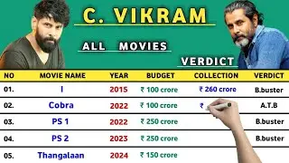 Chiyaan Vikram All Hits & Flops Movies List ll Vikram All Movies Verdict 2024 ll