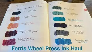 Ferris Wheel Press Ink Swatches | Full Swatching Session
