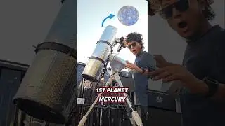 1st Planet Saw From India Powerful Telescope 🫡 🇮🇳  #shorts #viral #space