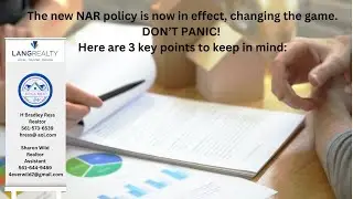 The new NAR policy is now in effect, changing the game. DON&rsquo;T PANIC!
