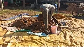 How to Mix Compost for Bamboo Mushroom Spawn | Easy & Natural Method