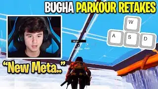 Bugha tries FaZe Sway New Parkour Retakes then Starts Free Building INHUMANLY FAST