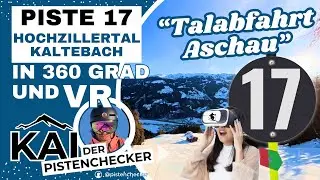 Hochzillertal Kaltenbach | Route 17 | Schwarze Piste Talabfahrt nach Aschau | 360° Ski