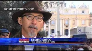 Pope Francis given sculpture of famous Spanish architect Antonio Gaudi | Art & Culture