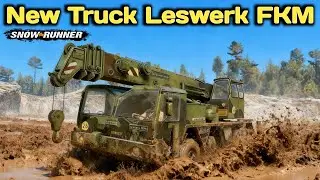 New Truck Leswerk FKM In SnowRunner Season 17 #snowrunner #offroad #truck 
