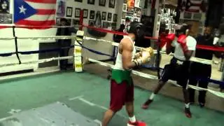 David Sanders Sparring At The Aaron Davis Boxing And MMA Gym Pt 1