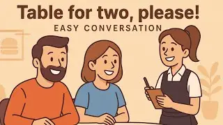 Pedindo comida em inglês 🍔 | Conversas simples em restaurantes para iniciantes