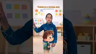 things in school bag #education #english #kids