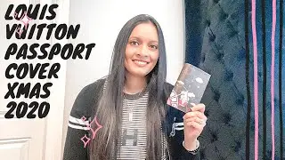 Louis Vuitton LV Christmas 2020 Animation Passport Cover