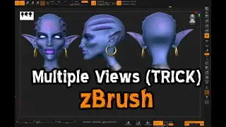 zBrush (Trick) - Multiple Views/Screenshots of your 3D Model