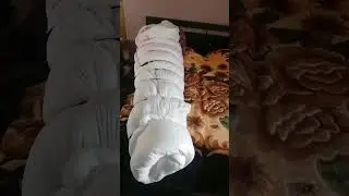 Good Morning | See how is my morning | Wrapped & tied in heavy weighted thik Blankets ❤️😍😌🤗