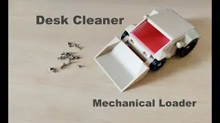 Meet Mr. Desk Cleaner Robot | Mechanical 3d print design