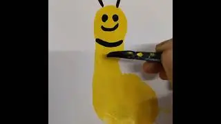 #artist#yellow#colour# day#activity#leg#print#Honey Bee#for#small#kids activity#artist #beautiful#