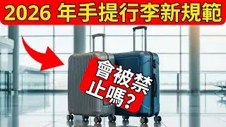 2026 年手提行李新規定（別被行政院民用航空局抓到）