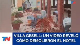 DERRUMBE EN VILLA GESELL I No había autorización para demoler paredes en el hotel Dubrovnik