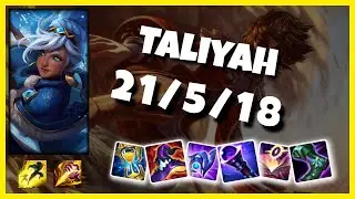 Taliyah vs Vi NA Challenger JUNGLE (21/5/18) - v10.25