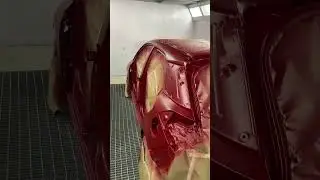 Repaint i20 RED PASSION PEARL #automobile #musicgenre #bestcarmodificationinindia #carpaint