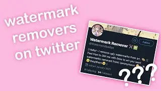 watermark removers on twitter.