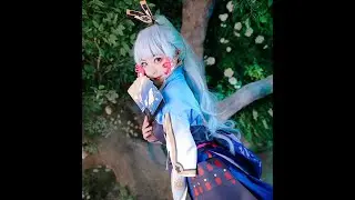Kamisato Ayaka Genshin Impact Cosplay Costume