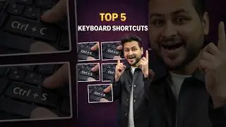 Top 5 Keyboard Shortcuts 🔥 #tipsandtricks #tips #tricks