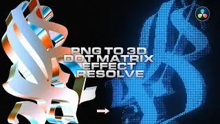 Бесплатный эффект &laquo;Точечная матрица&raquo; в DaVinci Resolve (с бесплатным плагином)