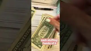 💵$100| APRIL PAYCHECK 5| CASH STUFFING| FAMILY OF 6 BUDGET #cashenvelopes #cashstuffing #cash