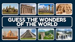 Wonders of the World Quiz: Can You Name Them All?#quiz #guesswhat #wonderoftheworld #history #trivia