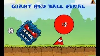 GIANT RED BALL FINAL & RED TRIANGLE BOX & SOCCER BALL 'FUSION BATTLE' with RED BALL 3 & RED BALL 4