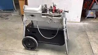 Ridgid 535 Pipe Threader Threading Machine 1/8&rdquo; to 2&rdquo; with Wheeled Cart
