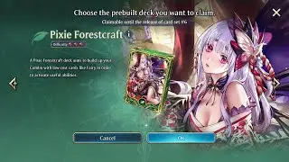 Pixie Forestcraft (prebuilt deck, Blossoming Fate) - Shadowverse: Worlds Beyond [CCG]