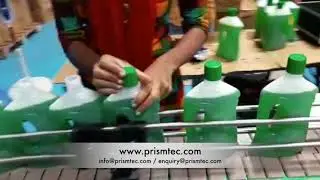 Auto Floor Cleaner Disinfectant Liquid Filling & Spindle Based Capping