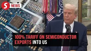 US says it'll charge tariff of about 100% on semiconductor imports
