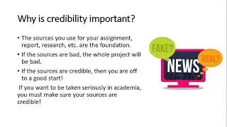 Determining the Credibility of Sources