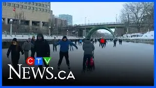 Rideau Canal Skateway reopens: Full 7.8 km back in action