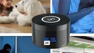 smart clock camera with wireless charger review