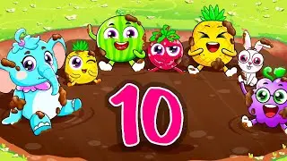 Fun in the Mud | Ten in the Bed (Camping Song) | Playtime Song by YUM YUM - Funny Kids Songs