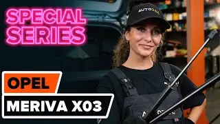 How to change gas struts / tailgate struts on  OPEL MERIVA A [TUTORIAL AUTODOC]