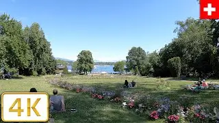 Geneva, Switzerland (Perle Du Lac to Servette) | Summer 2021【4K】Canton de Gen&egrave;ve, Suisse