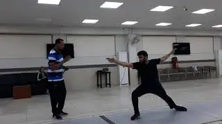 Individual Training Forward back Lunge Fleche On Guard Position All boys