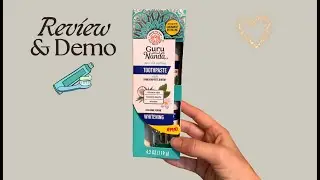 Demo of the GuruNanda Hydroxyapatite Toothpaste Review 🦷 | Fluoride-Free Oral Care