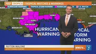 Sunday 4 am tropical update: Hurricane Warning includes New Orleans as Tropical Sally strengthens