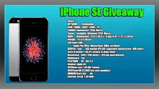 Iphone SE Giveaway! July 2016