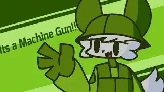 It's a Machine gun (Animated!) |! FLASH WARNING!|