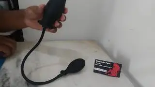 Plug Anal ou Vaginal  Infl&aacute;vel 11.5cm x 4.5cm