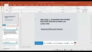 OTHM L7 DiHRM-Unit- Managing Employment Relations and Employment Law -Assignment Discussion-(SK)