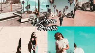 Aqua Brown Presets - Lightroom Mobile Presets DNG | Free Preset | Free Download | Lightroom Preset