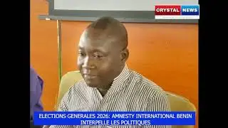 &Eacute;lections g&eacute;n&eacute;rales 2026: Amnesty International interpelle les politiques sur le respect des droits