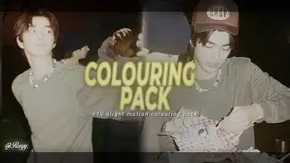 +10 AE INSPIRED COLOURING PACK ; alight motion.