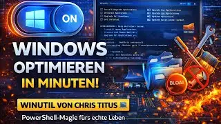 WinUtil erkl&auml;rt: 1 PowerShell-Befehl ver&auml;ndert DEIN Windows!